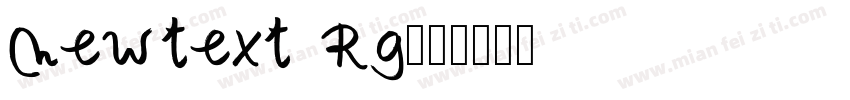 Newtext Rg字体转换